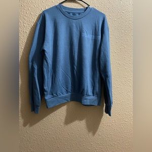 Blue, playboy, blank, crewneck